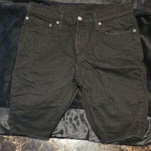Levi's 511 Shorts Black Men's Chino Pants - Classic Five-Pocket Style